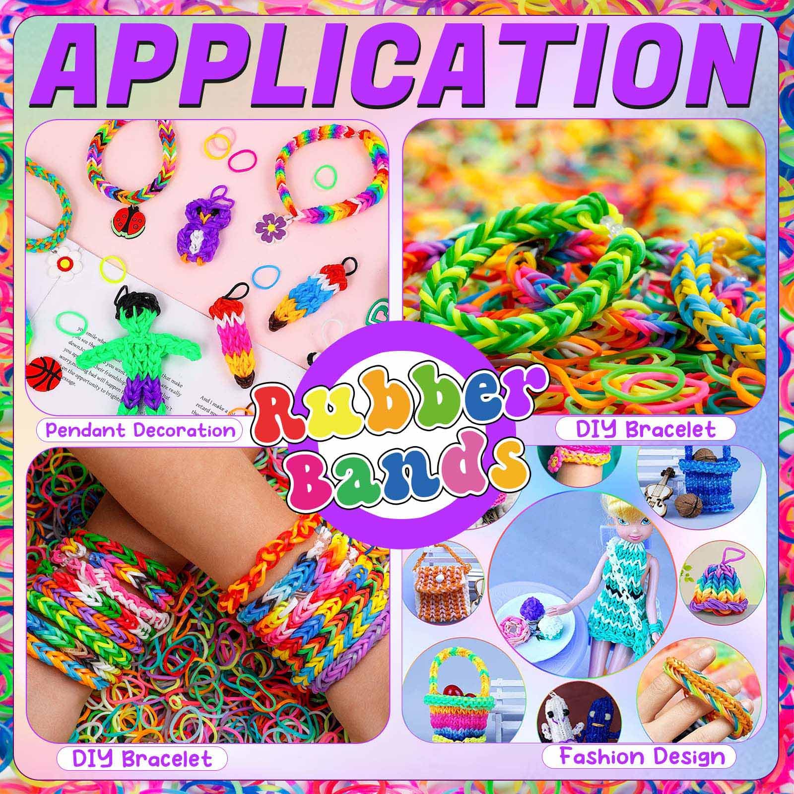 Foto 7 pulgar | Kit De Fabricación De Pulseras Con Banda De Telar De Goma, 26 Colores Para Niñas - Venta Internacional.