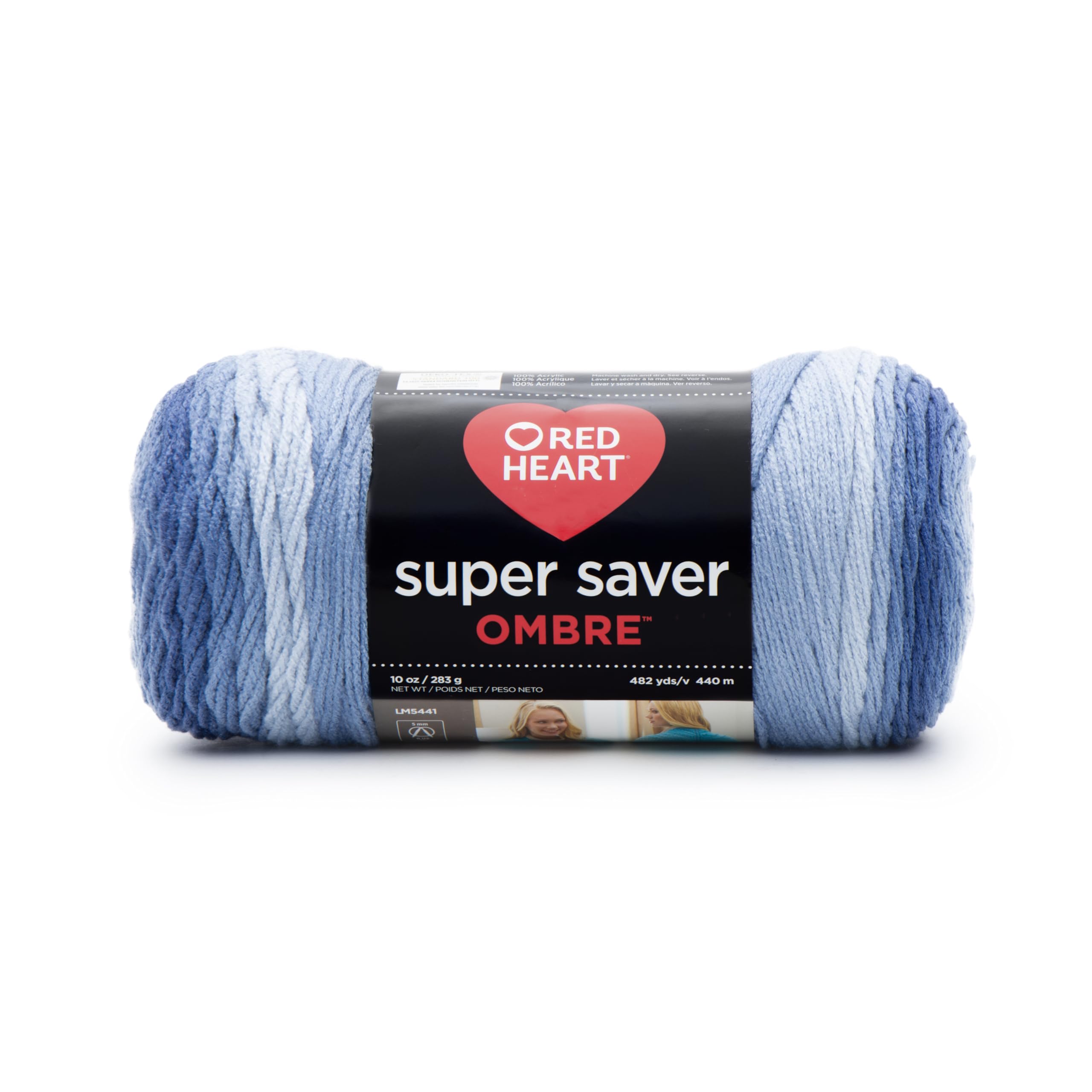 Foto 2 pulgar | Hilo Red Heart Super Saver Ombre Vineyard 396 G/744 Yardas - Venta Internacional.