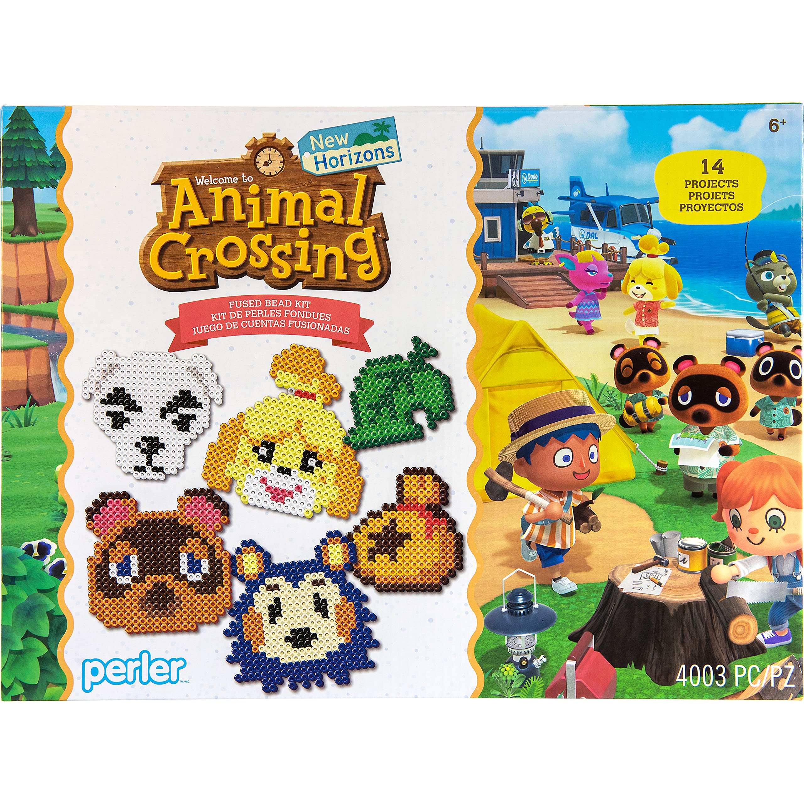 Foto 1 | Kit De Fusibles De Caja Perler 80-54498 Animal Crossing Deluxe Para Niños Y Adultos, Los Tamaños Del - Venta Intern