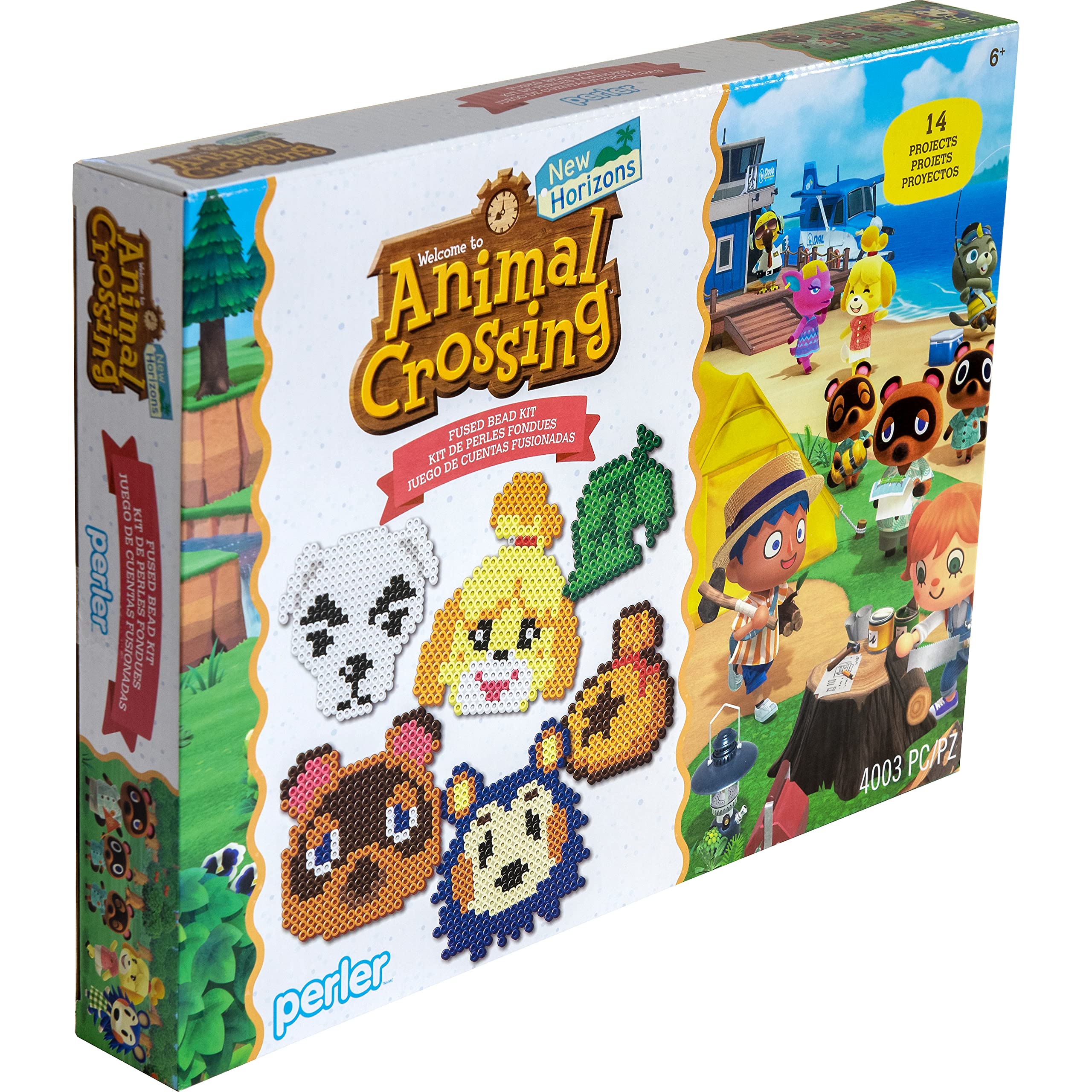 Foto 6 | Kit De Fusibles De Caja Perler 80-54498 Animal Crossing Deluxe Para Niños Y Adultos, Los Tamaños Del - Venta Intern