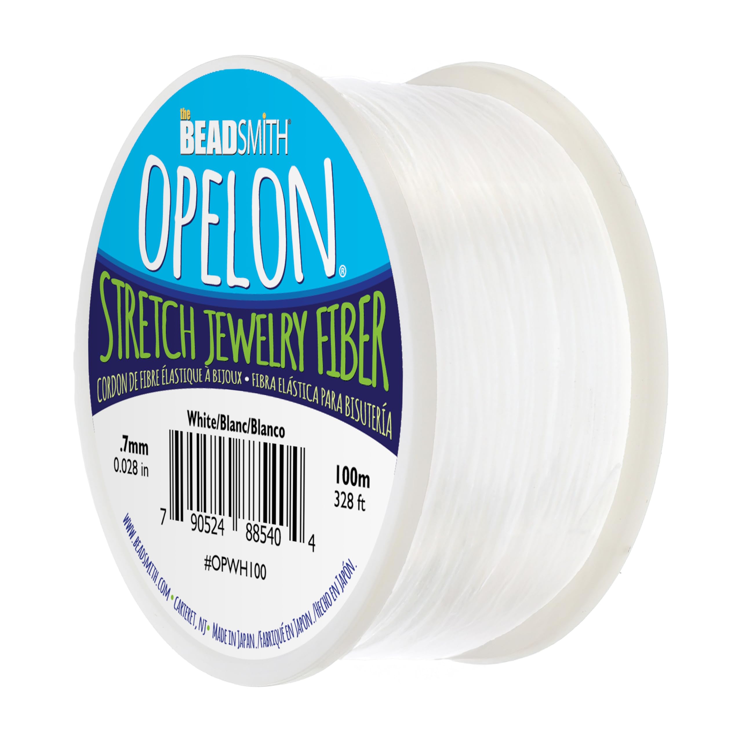 Foto 1 | Cordón Para Abalorios The Beadsmith Opelon Stretch Jewelry, Color Blanco, 0,7 Mm - Venta Internacional.