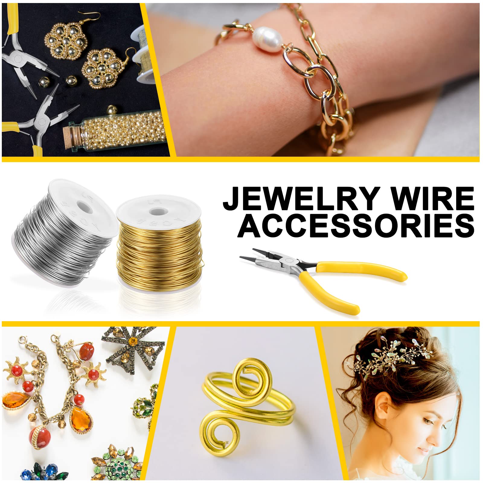 Foto 5 | Alambre Para Hacer Joyas, Calibre 20, Para Manualidades, Con Alicates - Venta Internacional.