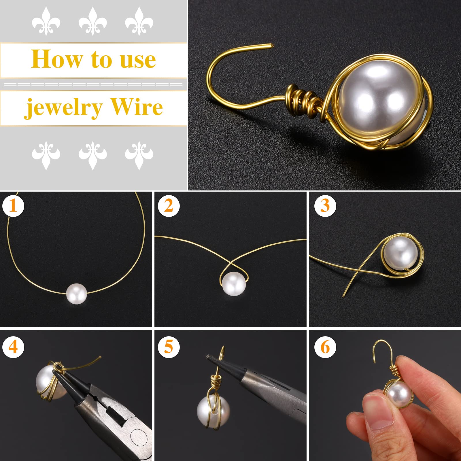 Foto 6 | Alambre Para Hacer Joyas, Calibre 20, Para Manualidades, Con Alicates - Venta Internacional.