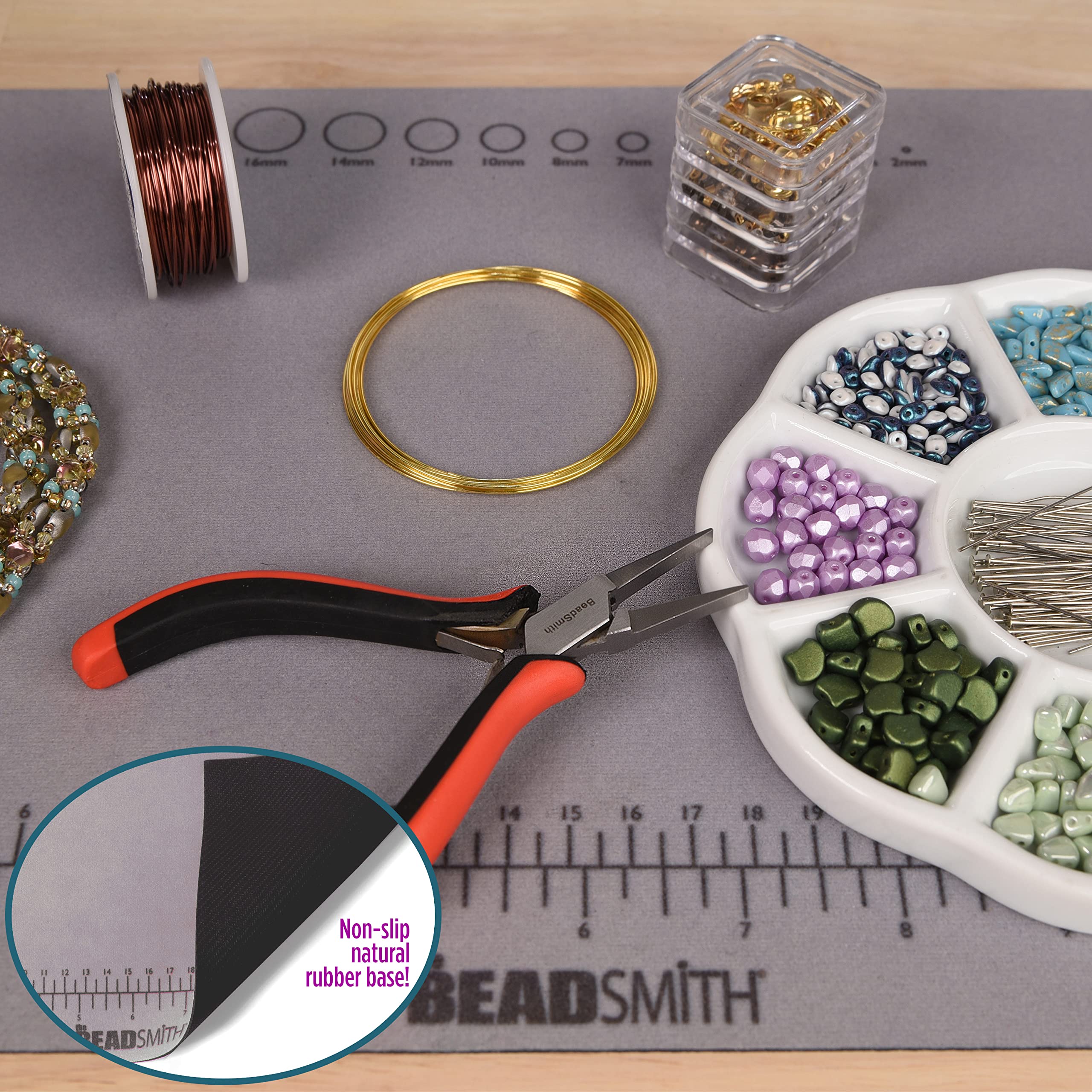 Foto 8 pulgar | Bandeja y Tapete Treasure Mat para Hacer Joyas The Beadsmith - Venta Internacional