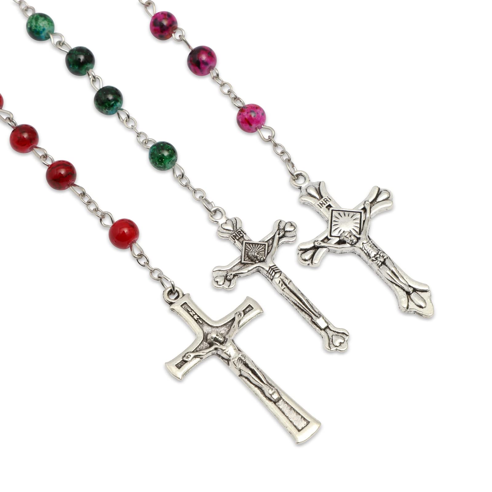 Foto 6 | Rosary Beads Juvale Para Hombre Y Mujer, Paquete De 12 (6 Colores) - Venta Internacional.