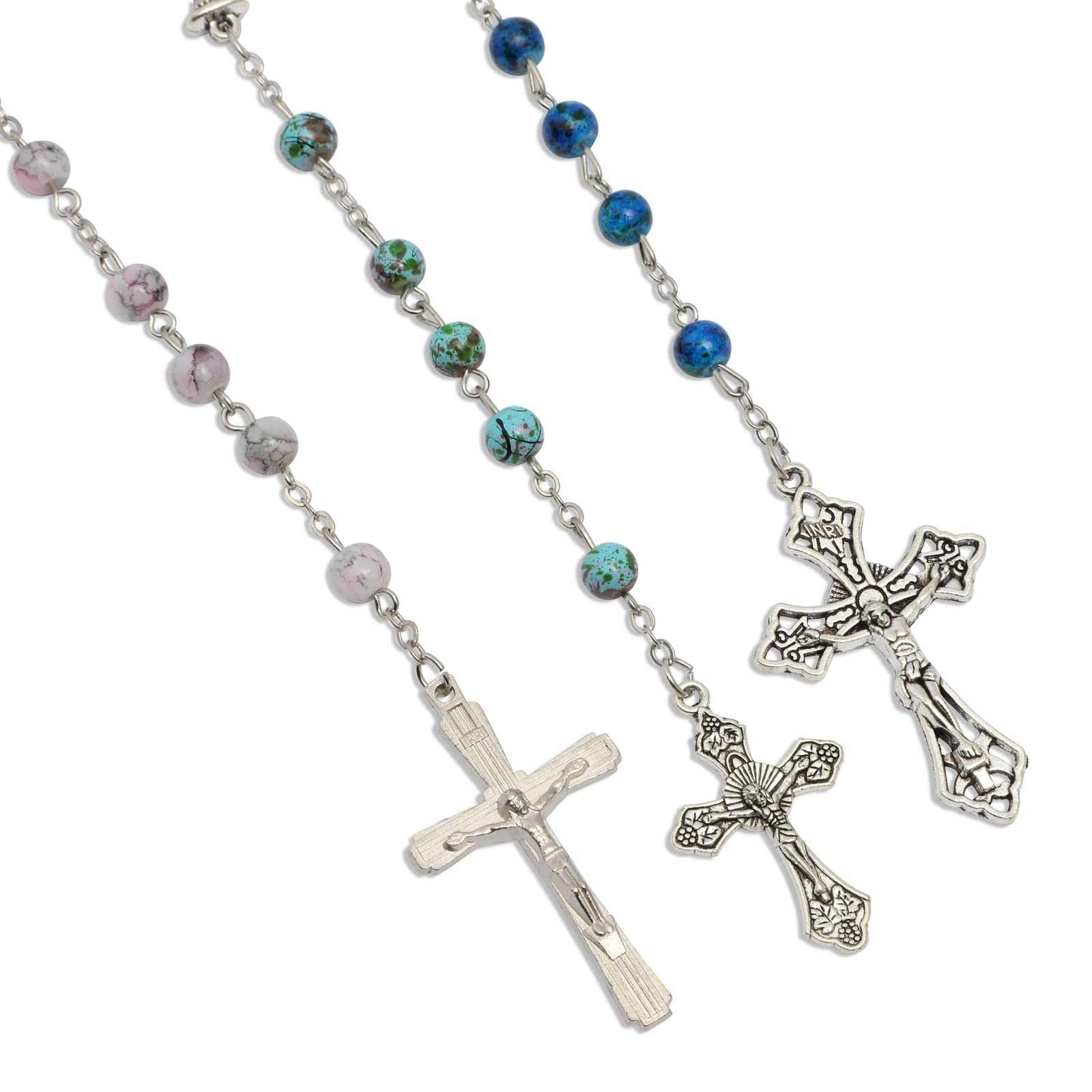 Foto 7 | Rosary Beads Juvale Para Hombre Y Mujer, Paquete De 12 (6 Colores) - Venta Internacional.