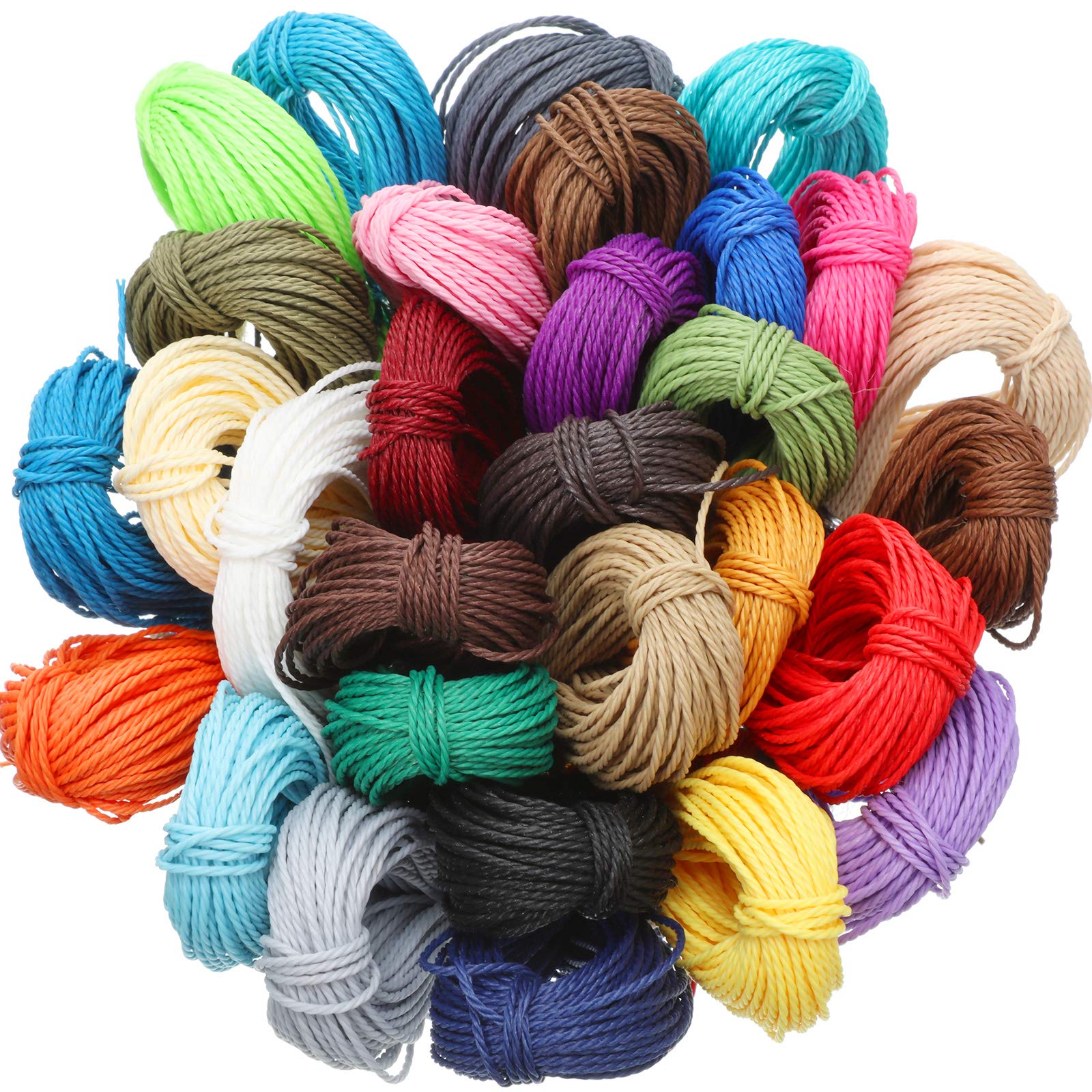 Foto 1 | Hilo Encerado Para Abalorios De 1 Mm, 30 Colores, 10 M Cada Color: Boao - Venta Internacional.