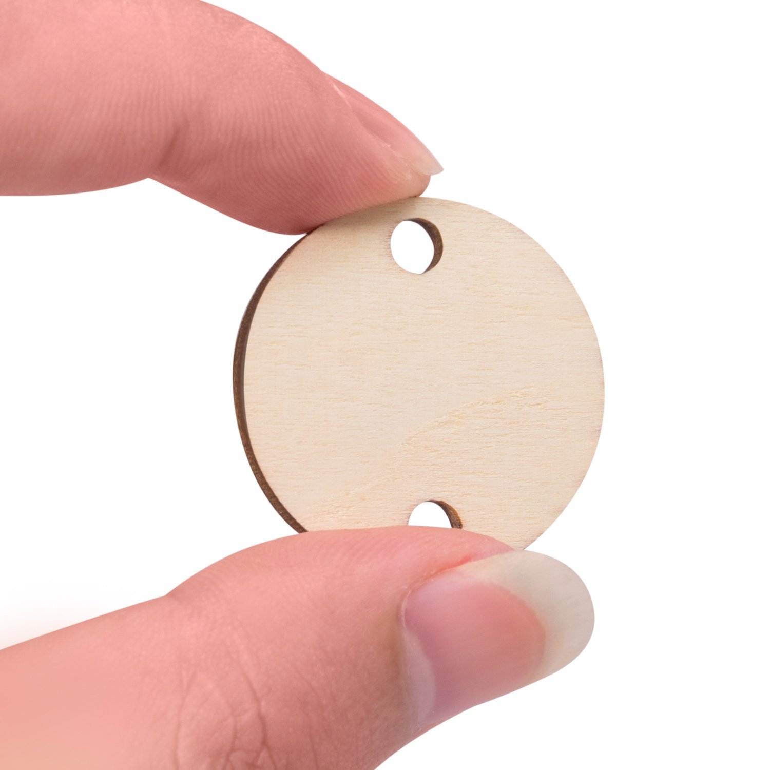 Foto 6 pulgar | Etiquetas Favoritas De Madera Con Forma De Corazón Y Círculos Para Manualidades (200 Unidades) - Venta Internacional.