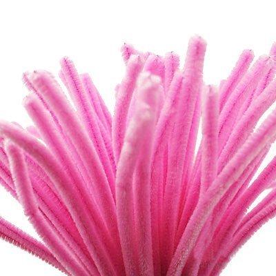 Foto 2 pulgar | Limpiapipas Carykon Super Fuzzy Chenille Stems Pink X100 - Venta Internacional.