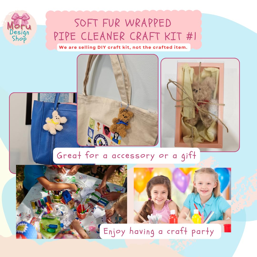 Foto 6 | Limpiapipas Moru Fur #1 De Craft Kit Con Accesorios Y Tutorial - Venta Internacional.