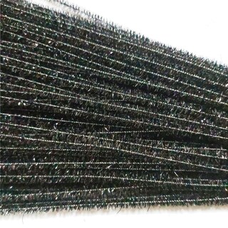 Foto 2 | Limpiapipas Carykon Glitter Tinsel, 200 Unidades, 30 Cm, Color Negro - Venta Internacional.