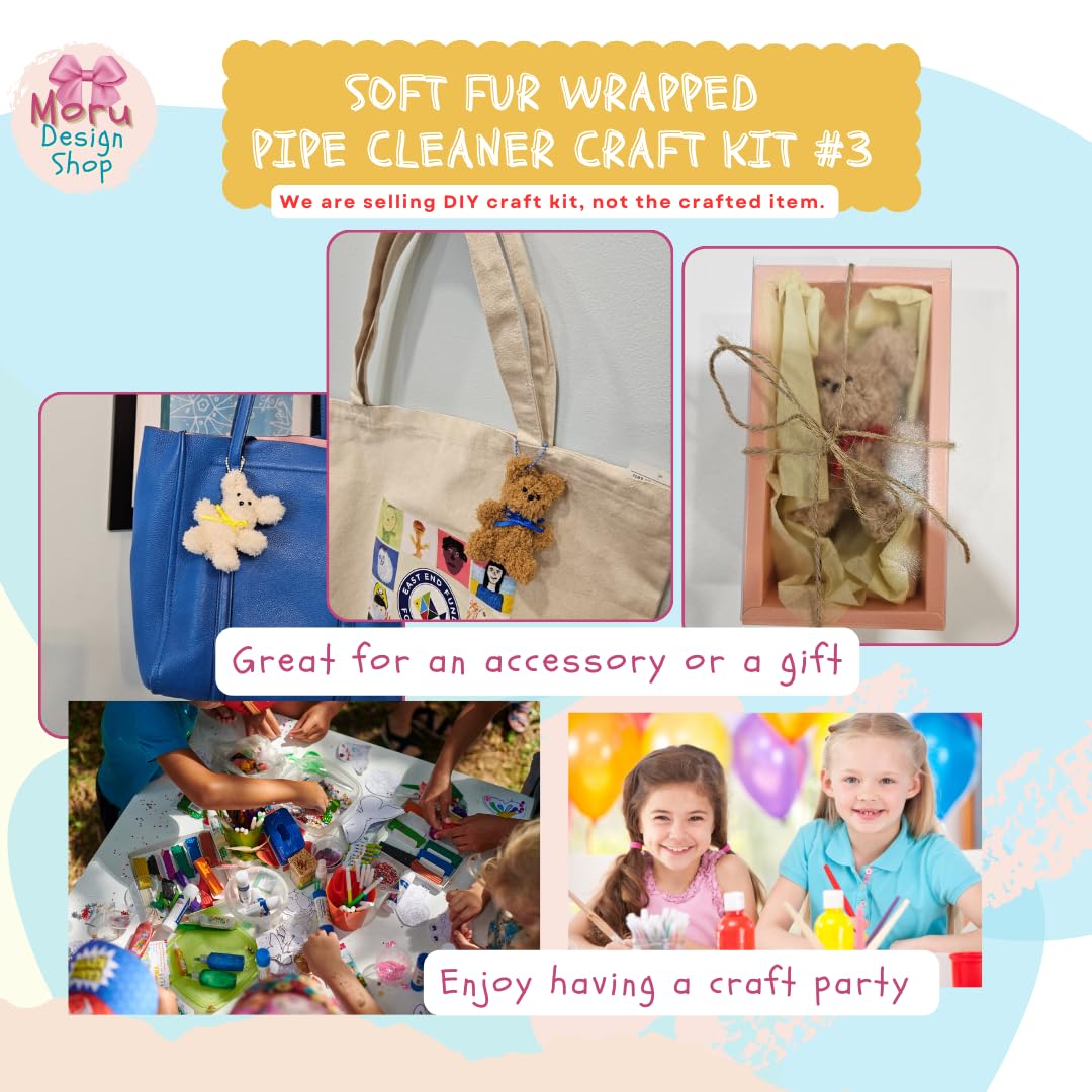 Foto 6 | Limpiapipas Moru Fur #3 De Craft Kit Con Accesorios Y Tutorial - Venta Internacional.