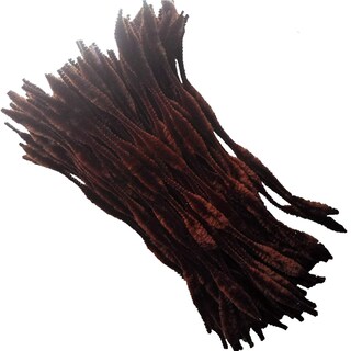 Foto 1 | Limpiapipas Carykon Fuzzy Bumpy Chenille Stems X100 Brown - Venta Internacional.