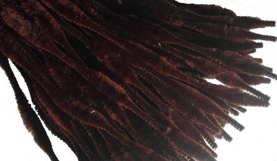 Foto 2 | Limpiapipas Carykon Fuzzy Bumpy Chenille Stems X100 Brown - Venta Internacional.