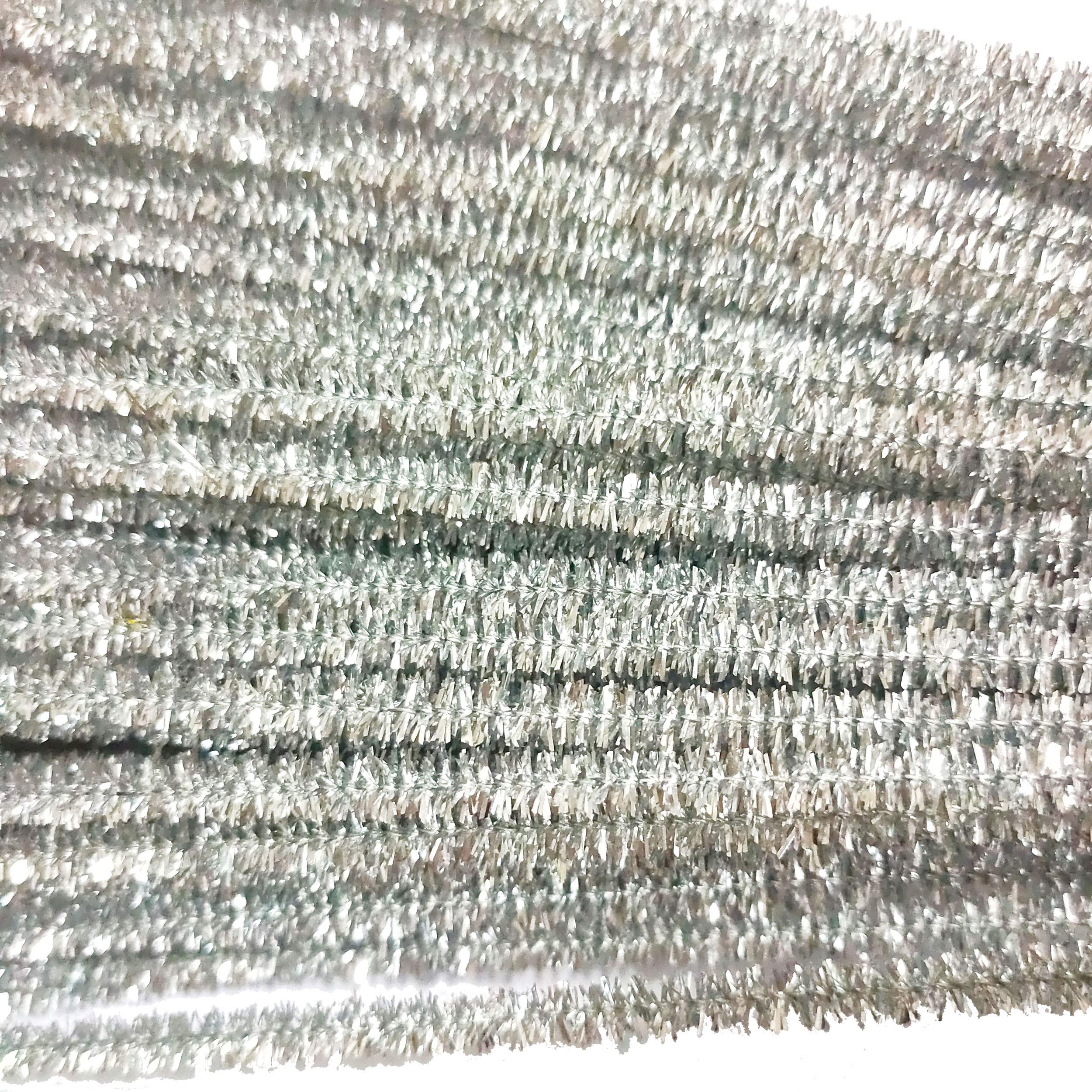 Foto 3 pulgar | Limpiapipas Carykon Con Purpurina, 200 Unidades, 30 Cm, Plata - Venta Internacional.