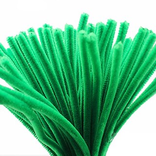 Foto 2 | Limpiapipas Carykon Fuzzy Chenille Stems 100 Unidades (verde) - Venta Internacional.