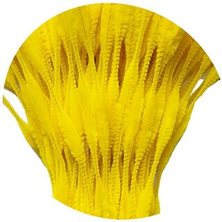 Foto 2 | Limpiapipas Carykon Fuzzy Bumpy Chenille Tallos, 100 Unidades, Color Amarillo - Venta Internacional.