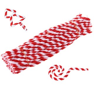 Foto 1 | Limpiapipas Carykon, Tallos De Chenilla Con Rayas Rojas, 100 Unidades - Venta Internacional.