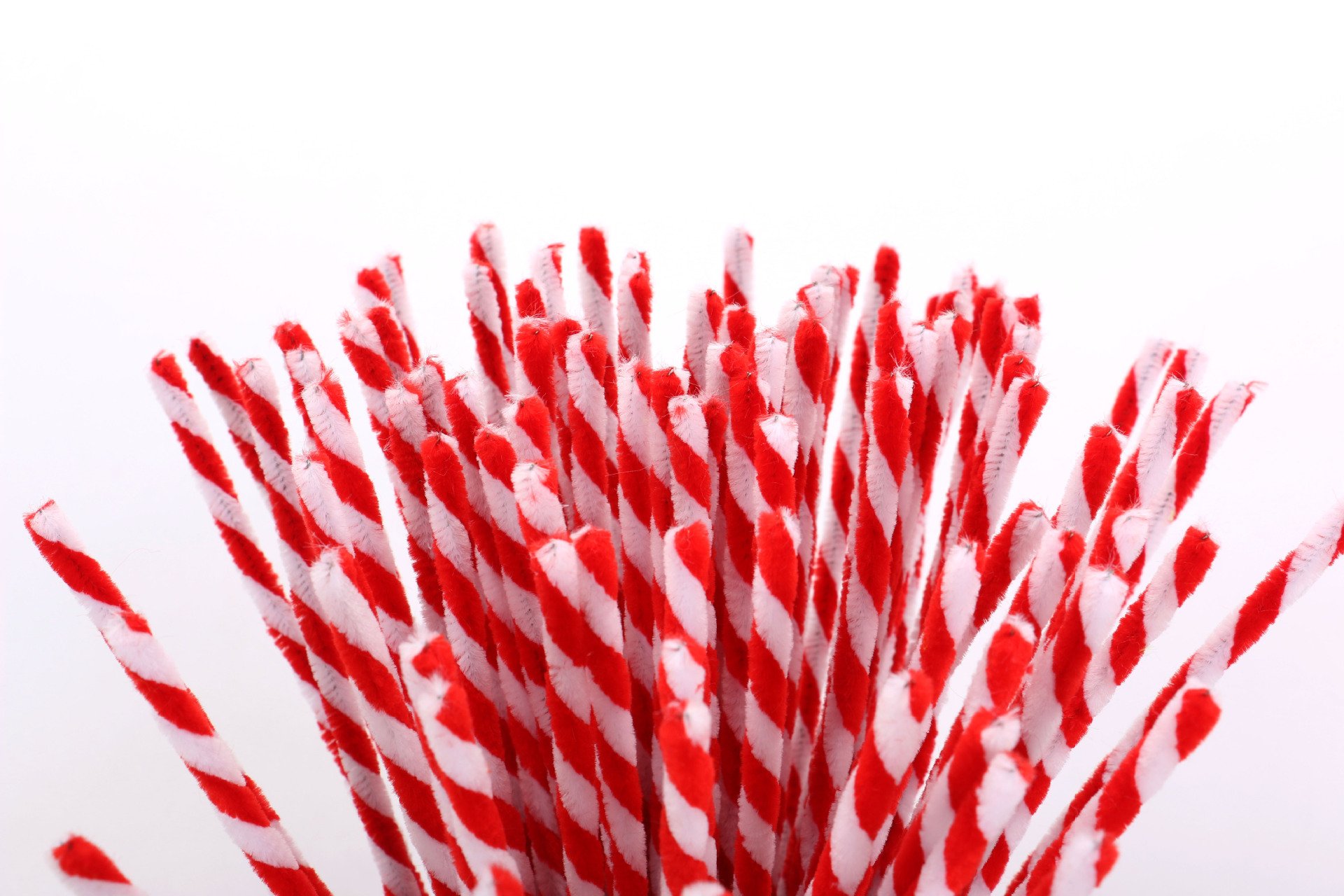 Foto 3 | Limpiapipas Carykon, Tallos De Chenilla Con Rayas Rojas, 100 Unidades - Venta Internacional.