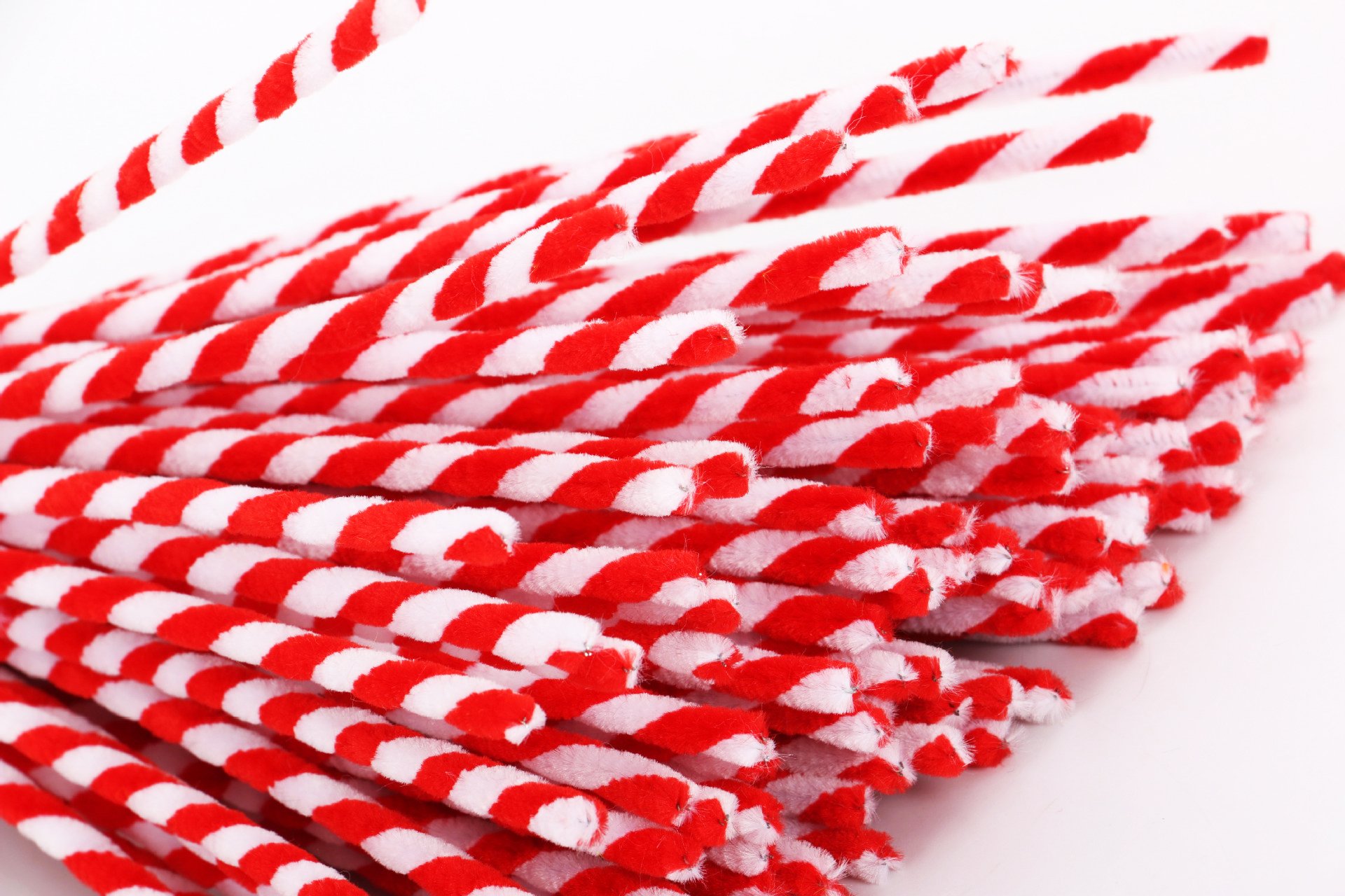 Foto 6 pulgar | Limpiapipas Carykon, Tallos De Chenilla Con Rayas Rojas, 100 Unidades - Venta Internacional.