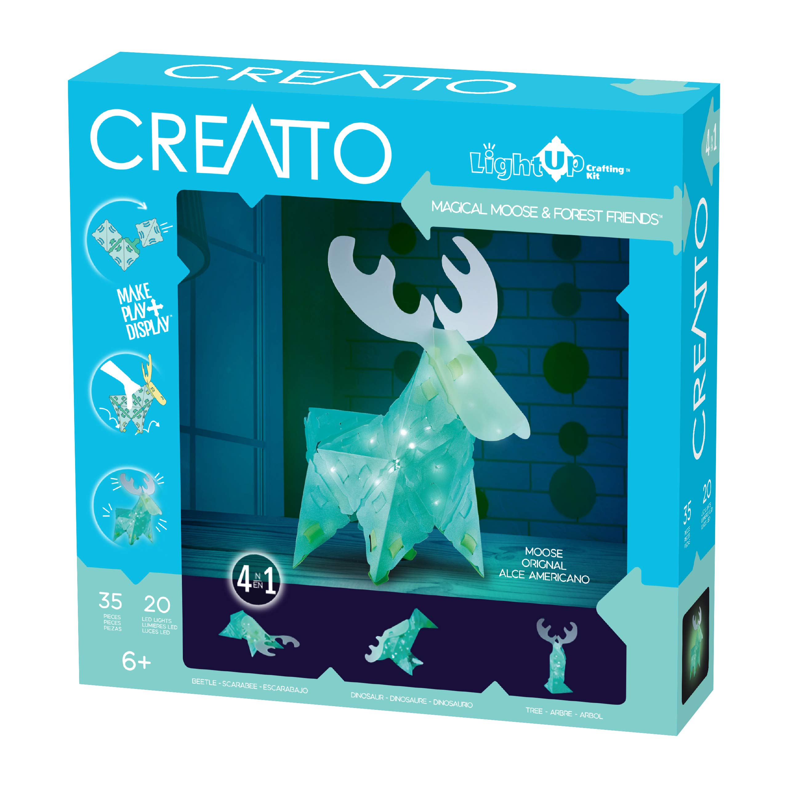 Foto 1 | Puzle Artesanal Thames & Kosmos Creatto Magical Moose Blue - Venta Internacional.