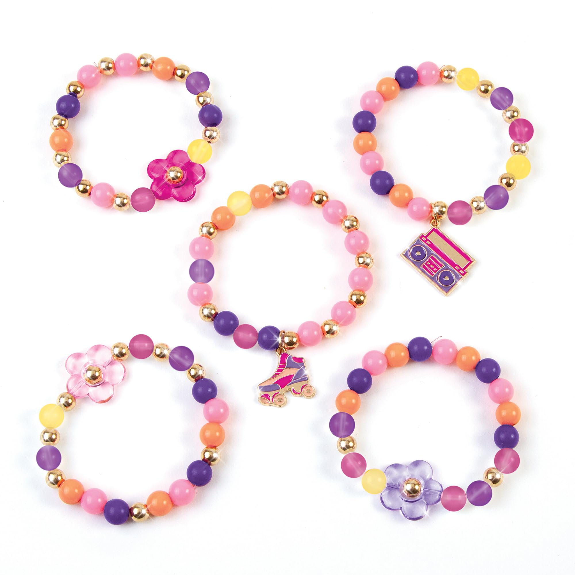 Foto 4 | Pulseras Make It Real Color Reveal Diy Para Niños - Venta Internacional.