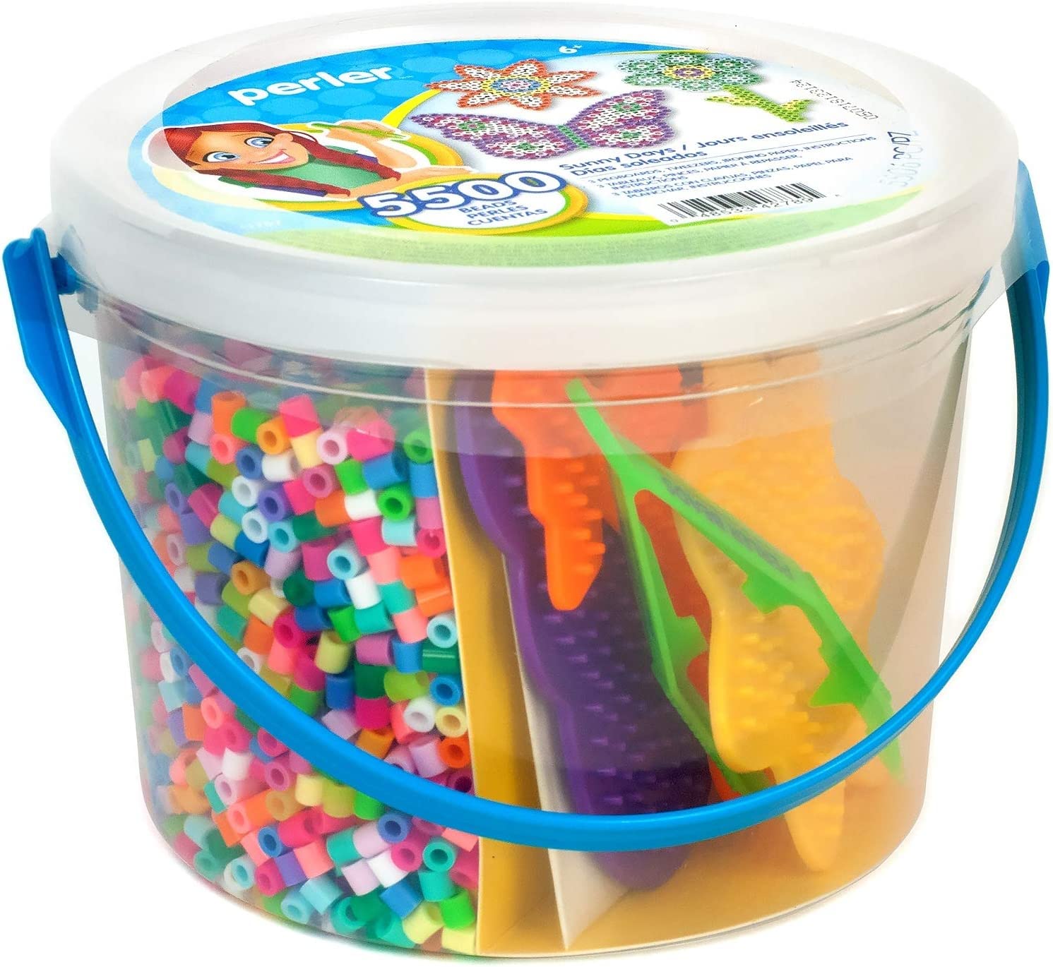 Foto 1 | Fuse Bead Bucket Perler Sunny Days Con 5500 Unidades Para Niños Mayores De 6 Años - Venta Internacional.