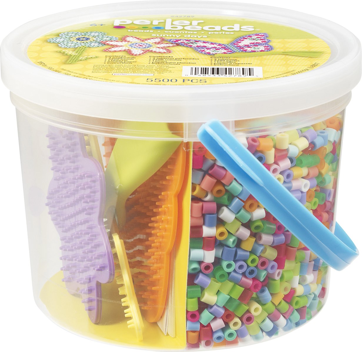 Foto 2 | Fuse Bead Bucket Perler Sunny Days Con 5500 Unidades Para Niños Mayores De 6 Años - Venta Internacional.