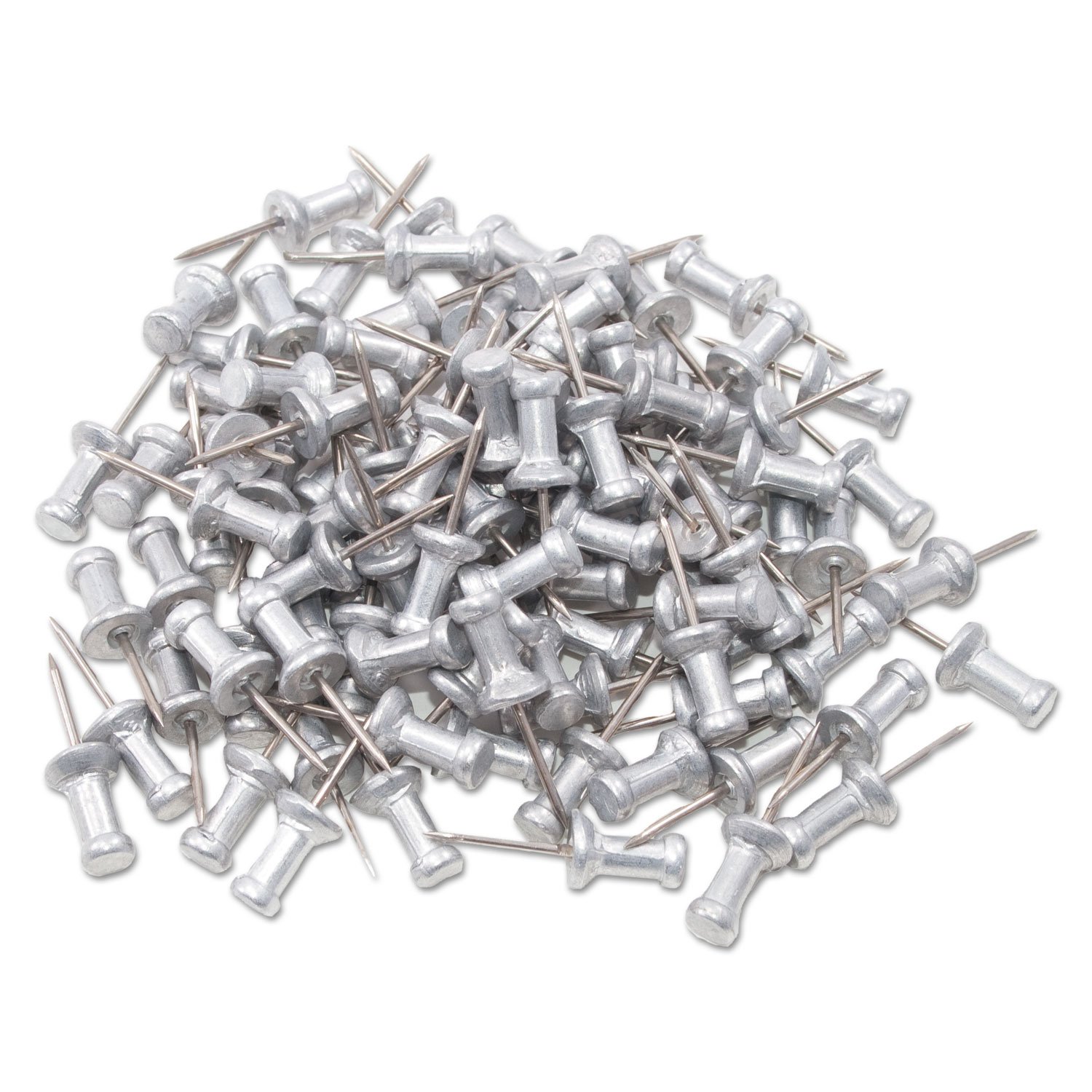 Foto 3 pulgar | Push Pins Advantus Gem Cpal4, Cabeza De Aluminio, 1,27 Cm, Plata, 100 Unidades - Venta Internacional.