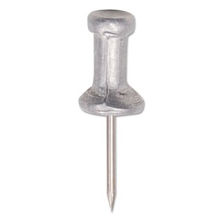 Foto 3 | Push Pins Advantus Gem Cpal4, Cabeza De Aluminio, 1,27 Cm, Plata, 100 Unidades - Venta Internacional.
