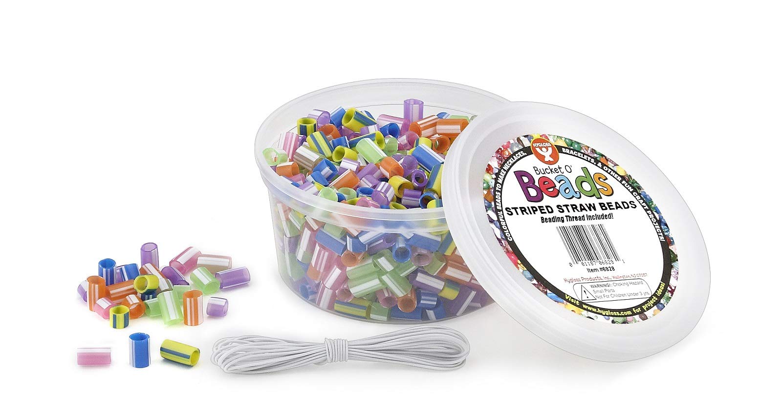 Foto 2 pulgar | Material Didáctico Hygloss Products Bucket O' Beads, 300 Unidades - Venta Internacional.