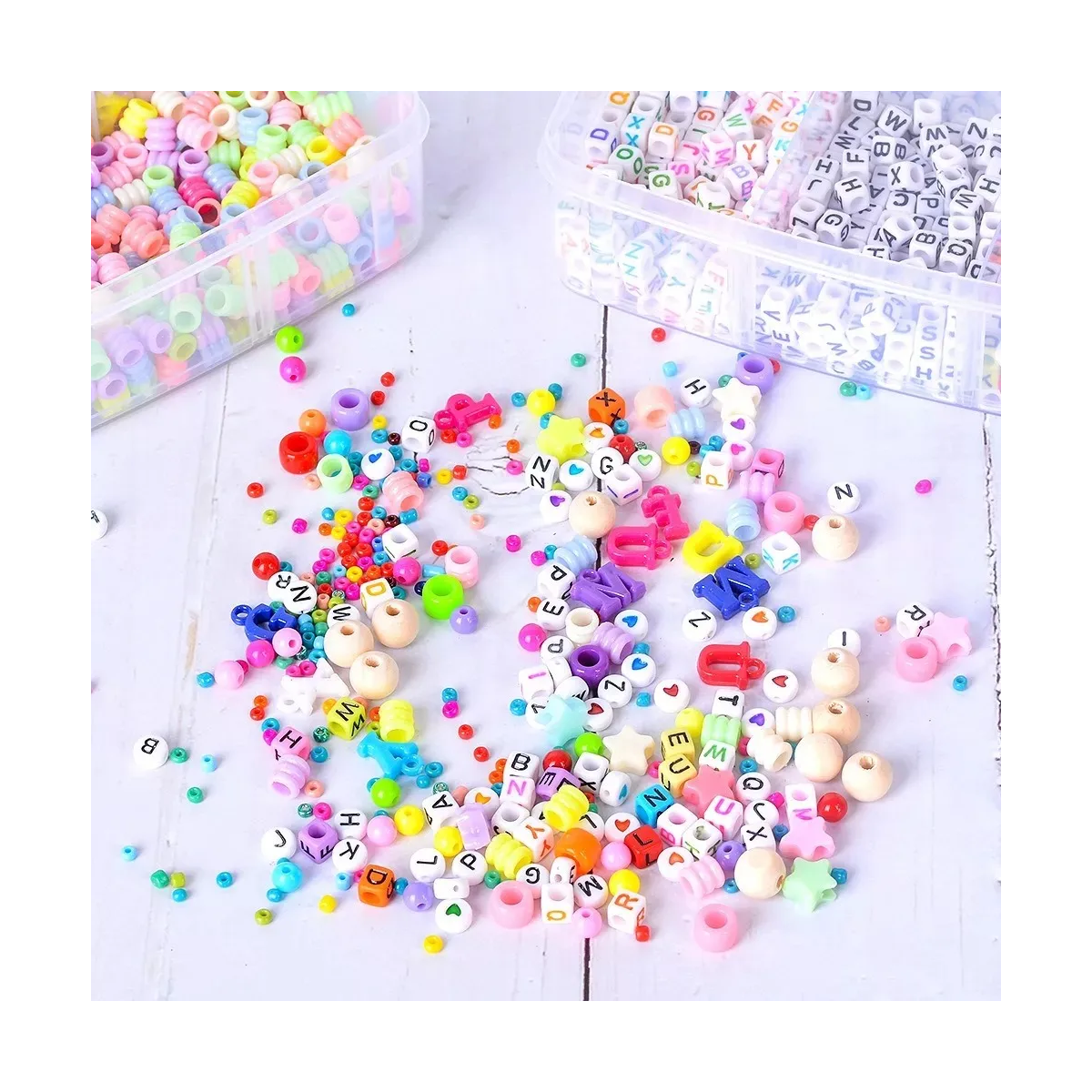 Foto 4 pulgar | Kit De Accesorios Para Hacer Pulseras Y Alhajas 4655pcs Eo Safe Imports Esi-19779 Multicolor