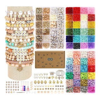 Foto 1 | Set De Pulseras Cuentas Para Hacer Bisuteria 20500+ Piezas Eo Safe Imports Esi-19782 Multicolor