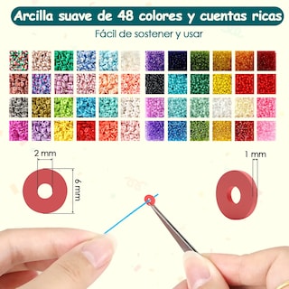 Foto 3 | Set De Pulseras Cuentas Para Hacer Bisuteria 20500+ Piezas Eo Safe Imports Esi-19782 Multicolor