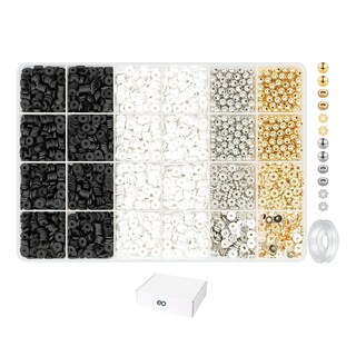 Foto 1 | Kit Pulseras Perlas Metales Bricolaje Cuentas Eo Safe Imports Esi-19783 Multicolor