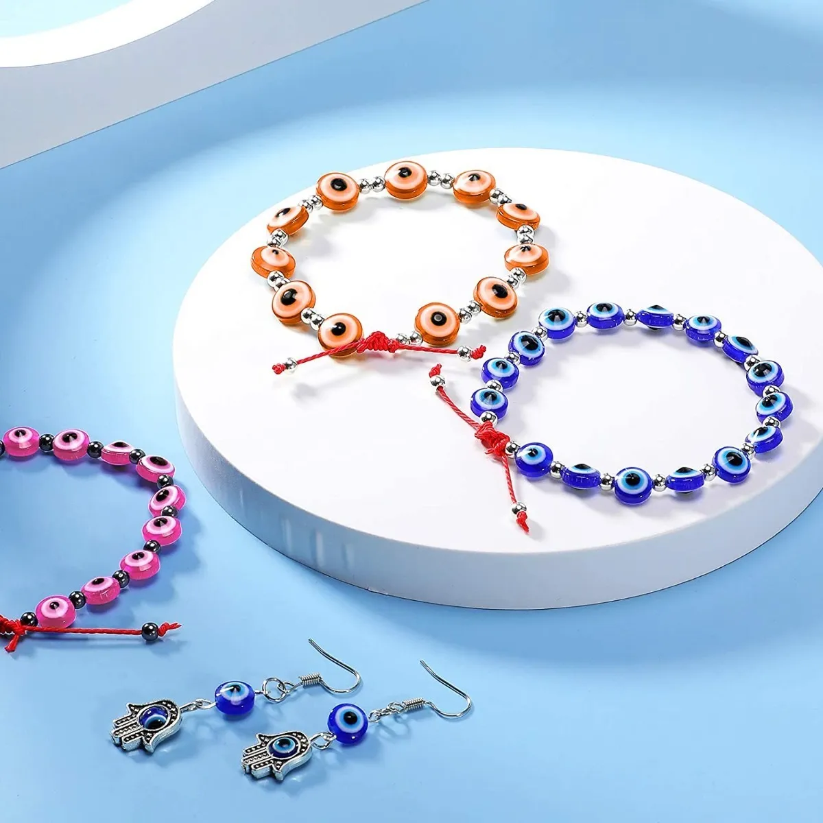 Foto 2 | Cuentas De Acrílico Para Pulseras Y Collares 6 Mm, 450 U. Eo Safe Imports Esi-19784 Multicolor