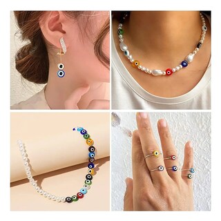 Foto 4 | Cuentas De Acrílico Para Pulseras Y Collares 6 Mm, 450 U. Eo Safe Imports Esi-19784 Multicolor