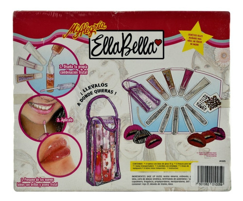 Foto 4 pulgar | Ella Bella Arte En Labios Mi Alegria