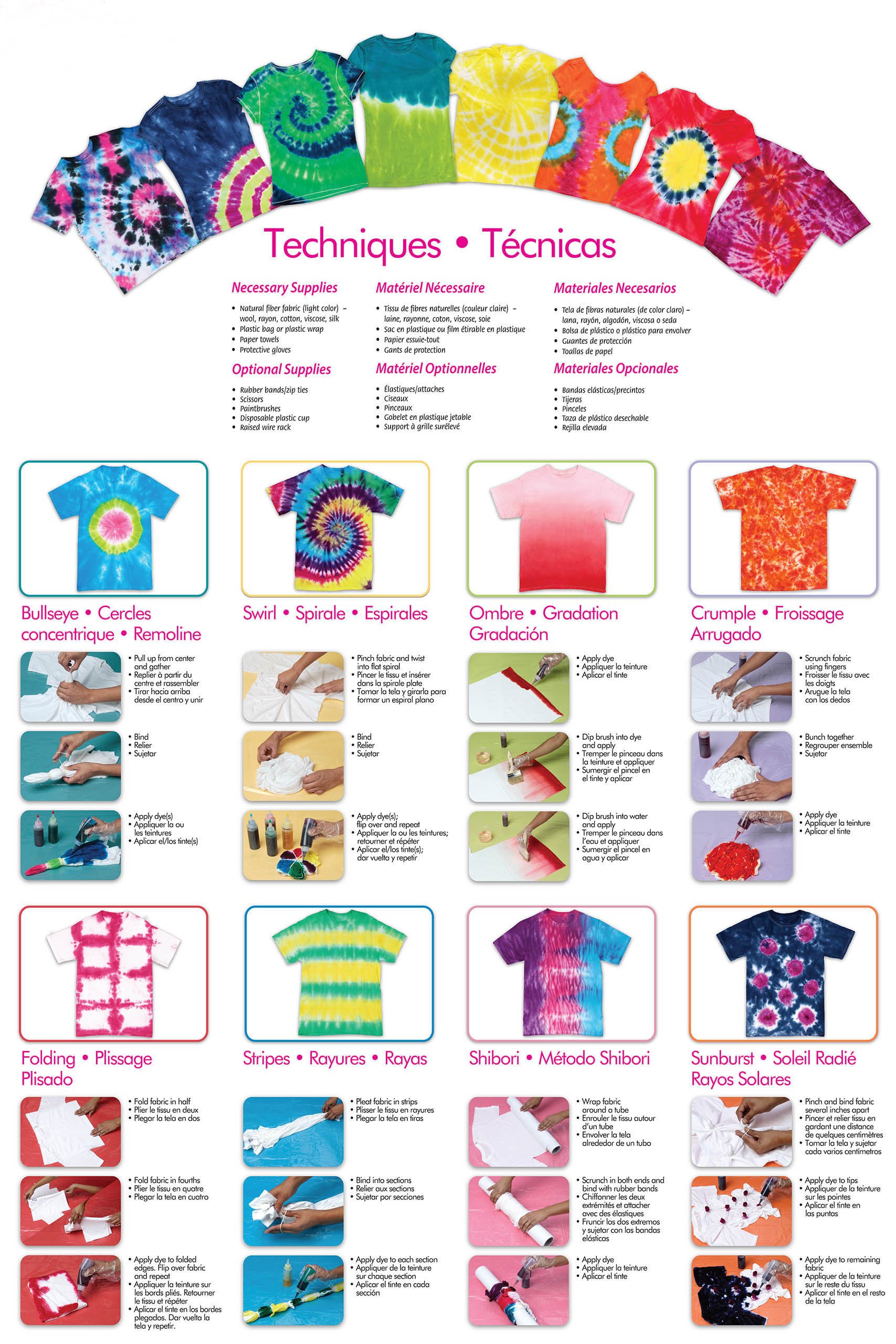 Foto 5 pulgar | Kit Tie-dye Tulip One-step Party Para 5 Personas Con 15 Botellas - Venta Internacional.