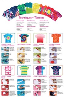 Foto 4 | Kit Tie-dye Tulip One-step Party Para 5 Personas Con 15 Botellas - Venta Internacional.