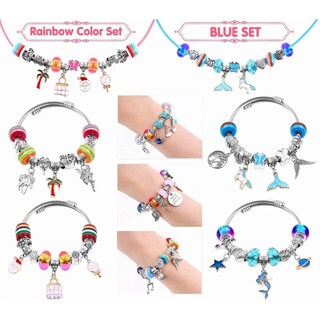 Foto 2 | Kit De Cuentas Para Hacer Pulseras Collares Y Joyas 112 Pz Lab.g Multicolor