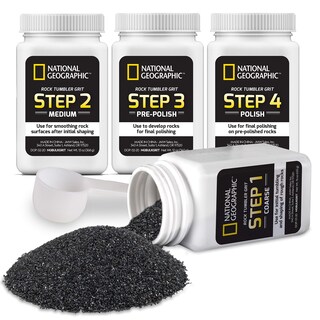 Foto 1 | Kit De Recarga De Arena Y Esmalte Rock Tumbler | National Geographic - Venta Internacional.