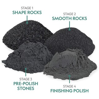 Foto 3 | Kit De Recarga De Arena Y Esmalte Rock Tumbler | National Geographic - Venta Internacional.