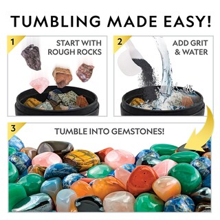 Foto 4 | Kit De Recarga De Arena Y Esmalte Rock Tumbler | National Geographic - Venta Internacional.