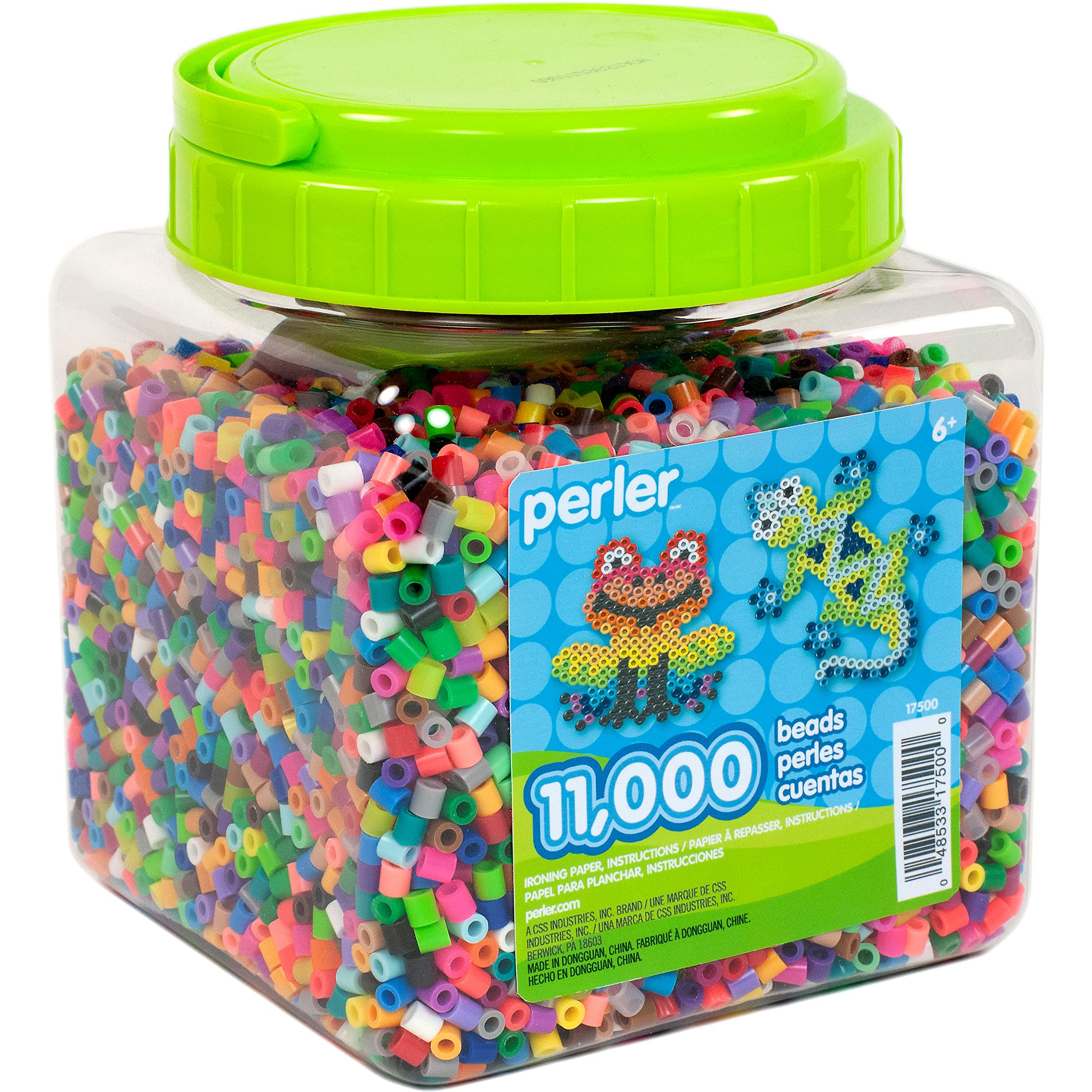 Foto 4 pulgar | Fuse Beads Perler  Varios Colores  11000 Unidades  Con Tarro De Almacenamiento - Venta Internacional.