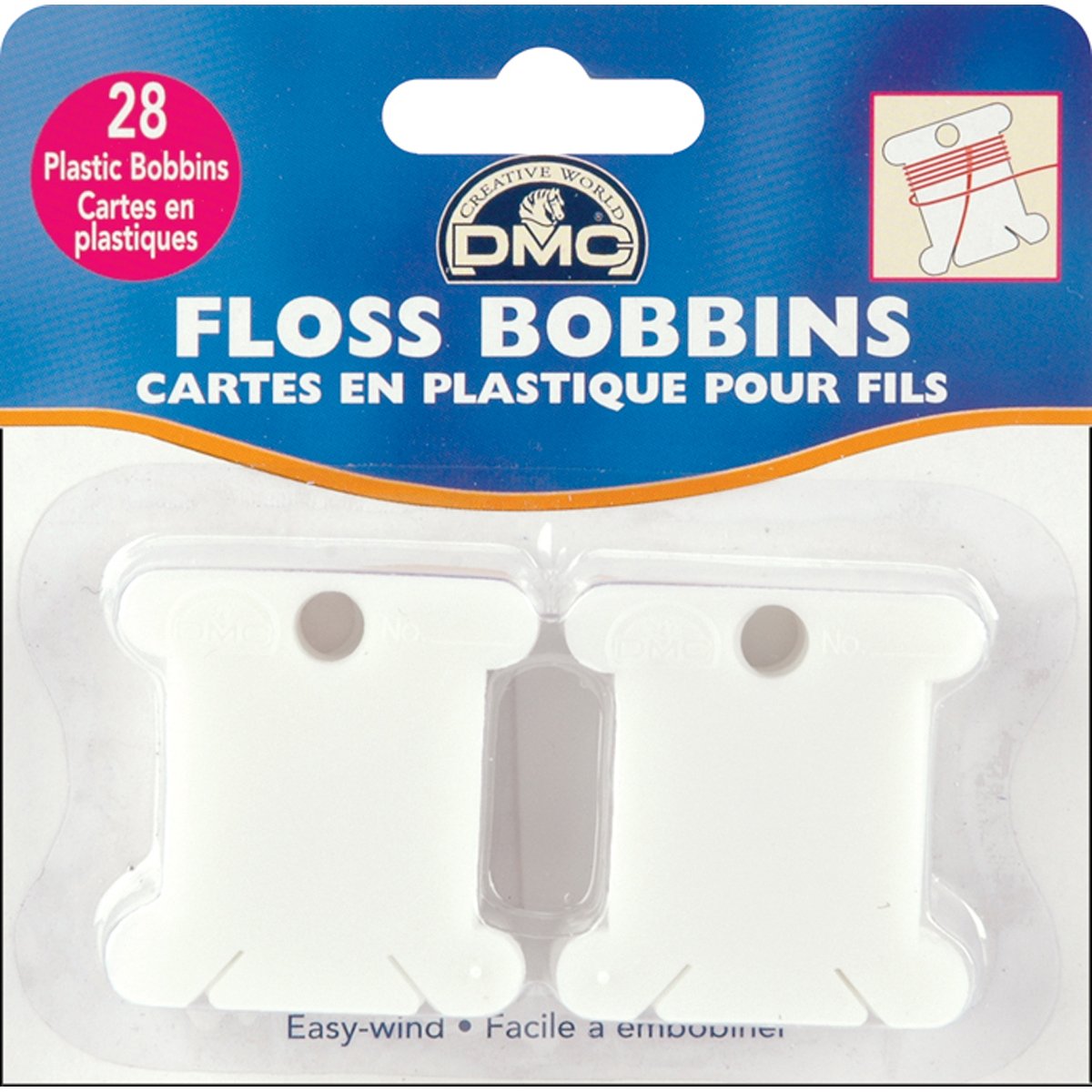 Foto 1 | Bobinas De Hilo Dental De Plástico Dmc 6102  Paquete De 28 - Venta Internacional.