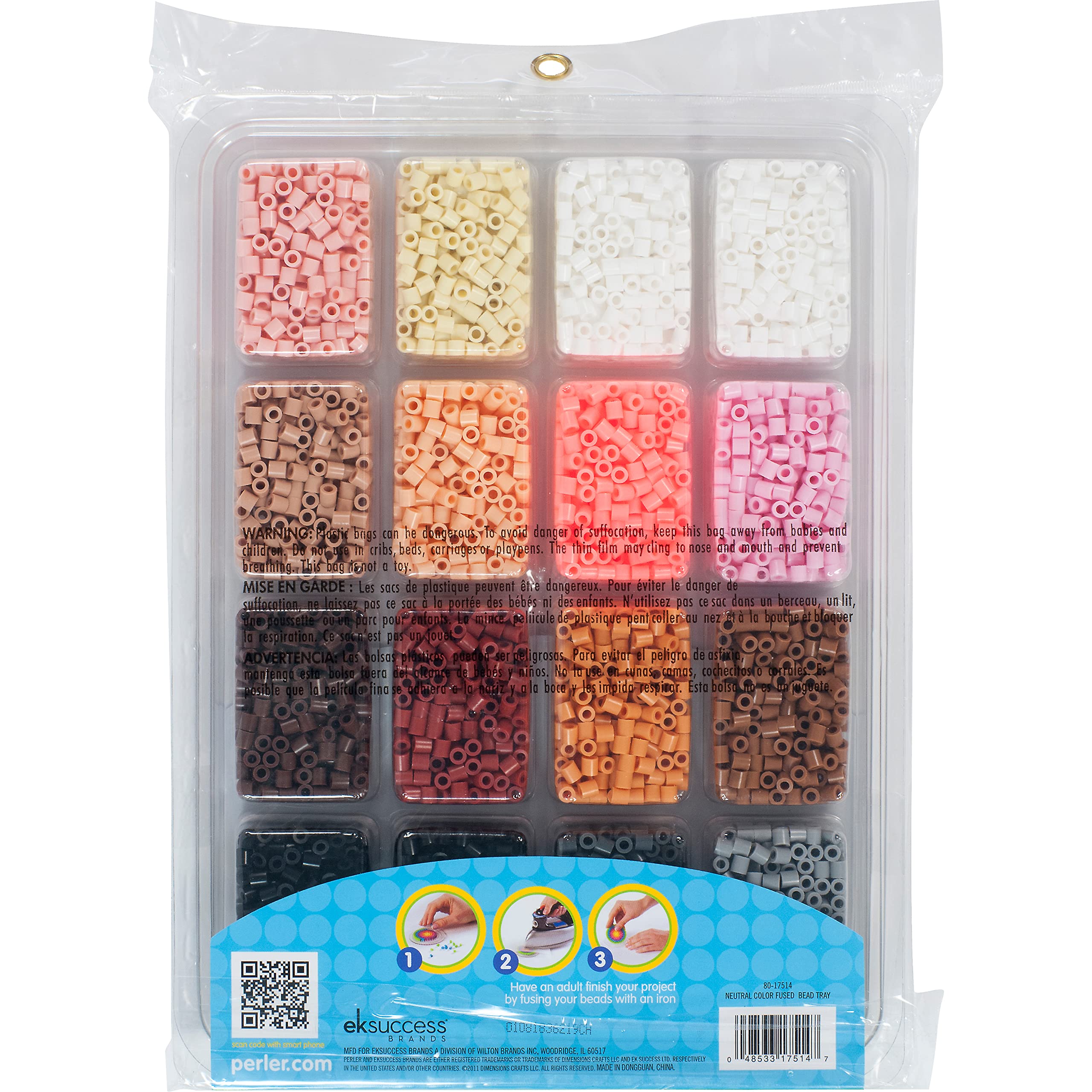 Foto 2 | Fuse Beads Perler  Colores Neutros  Con Bandeja De Almacenamiento  4000 Unidades - Venta Internacional.