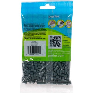 Foto 2 | Bolsa De Abalorios Perler 1000 Fusibles De Color Gris Antracita - Venta Internacional.