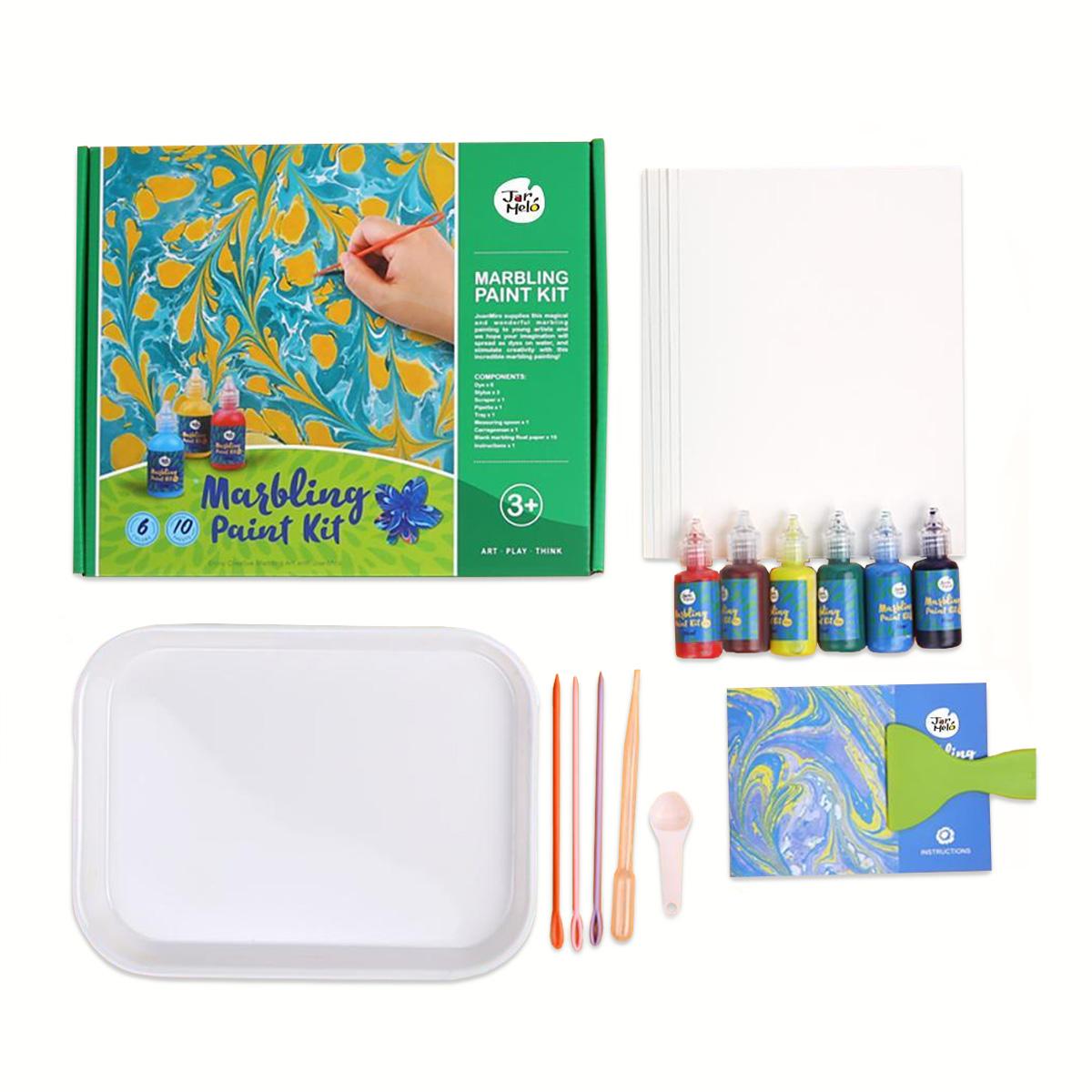 Foto 1 | Kit de Pintura de Mármol 6 Colores Diy Arte Aprendizaje