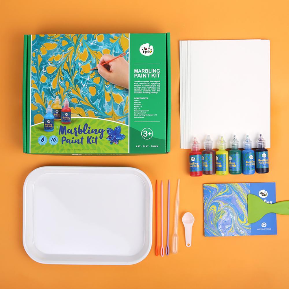 Foto 3 pulgar | Kit de Pintura de Mármol 6 Colores Diy Arte Aprendizaje